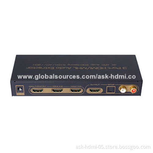 3 x 1 HDMI to SPDIF Switch, Need 5V DC/1A Power Supply